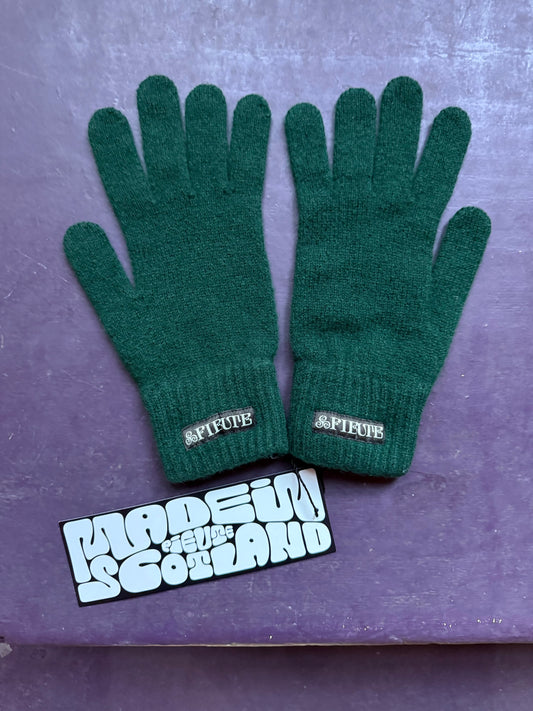 Skye Ladies Glove - Tartan Green